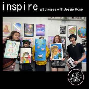 Inspire Art Classes Term 1: Term 1 - Young Adults (*16+) - Tues 7.15-8.45pm