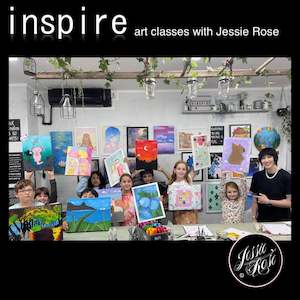 Inspire Art Classes Term 1: Term 1 - Ages approx. 8-10 yrs. Tuesday 3.30pm-5pm