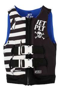 Jetpilot Cause Kids Life Jacket - Pirate Black