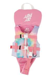 Jetpilot The Cause Infant Life Jacket - Pink Tie Dye