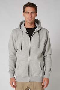 Workwear Hoodies Jackets: Fueled 2 Mens Zip Up Hoodie - Ice Marle