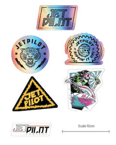 Decals Stickers: Jetpilot Mixed Sticker Pack