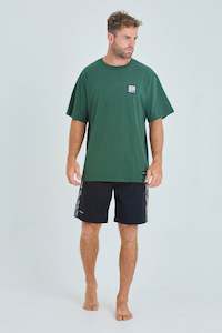 All Clothing And Accessories: Jetpilot Felix Tee - Forest Green