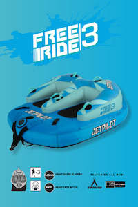 3 Person Tow Tubes: JETPILOT FREERIDE 3 TOWABLE