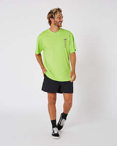 Jetpilot Sink It Mens Tee - Neon Lime