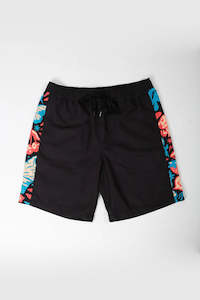 Jetpilot Sindy Sinn Youth Boardshorts - Black/Multi