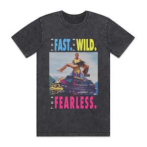 Vintage Collection: Jetpilot Fearless Mens Tee - Acid Wash