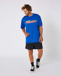 Jetpilot Colour Vision Mens Tee - Royal Blue