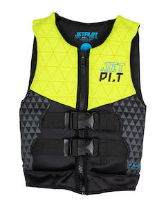 Wake Vests: Jetpilot The Cause F/E Youth Neo Life Jacket - Yellow - L50