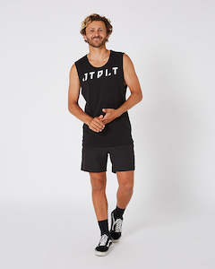 Jetpilot Icon Mens Muscle Tee - Black