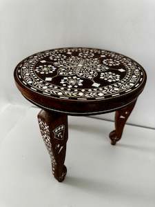 Rosewood Inlay Table Round