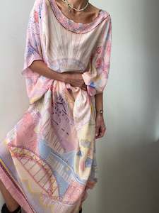 Sale: Camilla Round Neck Kaftan Sorbet Sydney