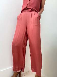 Wide Leg Pants Rust