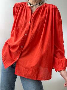 Organic Cotton Shirt Orange