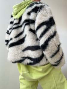 Cropped Zebra Jacket