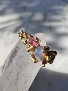 Small Honey Sapphire And Opal