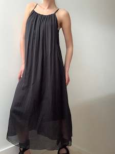 Verdissima Abito Lungo Maxi Dress Nero