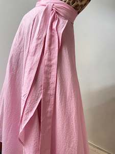 Evarae Pink Wrap Skirt