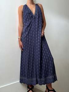 Lace Up Maxi Dress