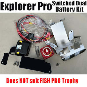 FISH PRO Accessory: Auxiliary switchable battery kit to suit Sea-Doo EXPLORER Pro