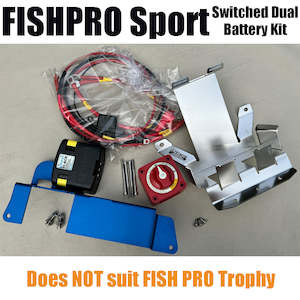 Auxiliary switchable battery kit to suit Sea-Doo FISH PRO Sport