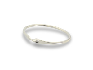 Silver Twist Bangle