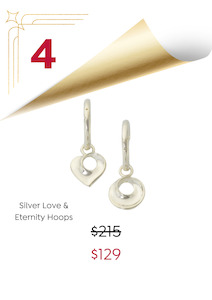 Love and Eternity Hoop Earrings