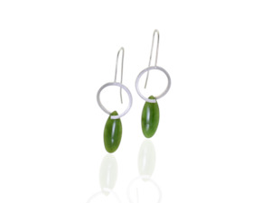 Greenstone Contemporary  Drop Earrings