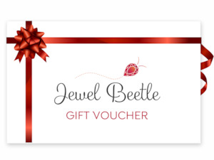 Earrings: Jewel Beetle Gift Voucher (for posting within NZ)