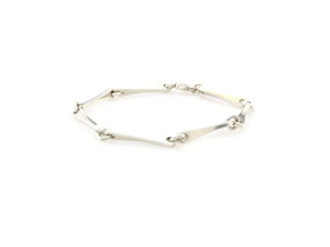 Bracelets And Bangles: Silver Link Bracelet