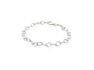 Bracelets And Bangles: Oval Navette Bracelet - medium