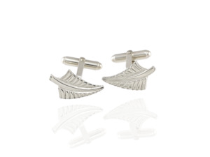 Cufflinks: Silver Fern Cufflinks