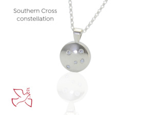 Memorial Keepsake Jewellery: Keepsake Southern Cross Pendant