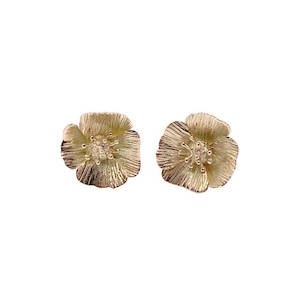 Modern Poppy Stud Earrings