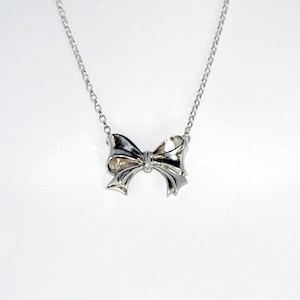 Sterling Silver Traditional Bow Necklace