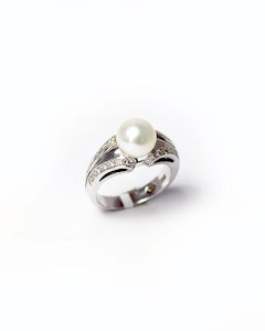 Pearl and Diamond Dress Ring