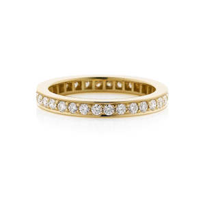 Hearts and Arrows Diamond Eternity Band