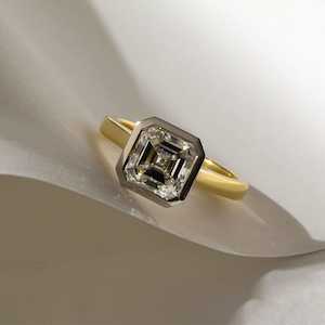 2ct Asscher-Cut Diamond Solitaire