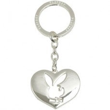 Jewellery: Playboy Bunny Cutout Key Charm