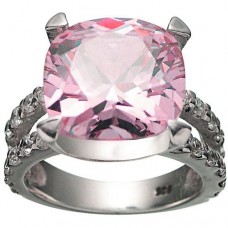 Jewellery: 18K G-Plated Britney Spears 5 Cts Pink Engage Ring