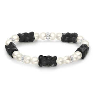 THOMAS SABO HARIBO CZ BLACK BEAR PEARL B/L 19cm