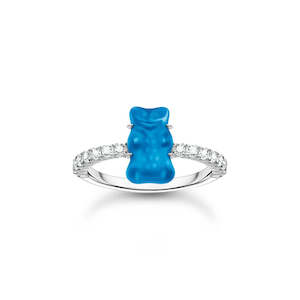 THOMAS SABO HARIBO CZ BLUEBERRY BLUE BEAR RING