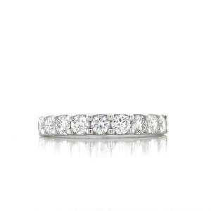 Watch: 18K White Gold 1.05ct Diamond Band Ring