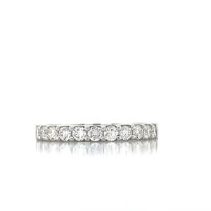 18K White Gold 0.52ct Diamond Band Ring