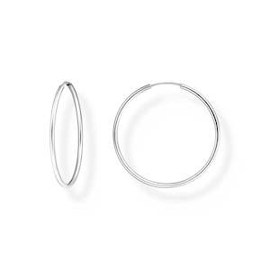 THOMAS SABO BASICS SILVER CREOLE HOOP E/R 40mm