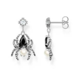 Thomas Sabo True Romance Spider Blk Cz Pearl E/r