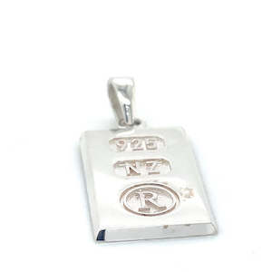 Watch: Stg Silver Ingot Pendant