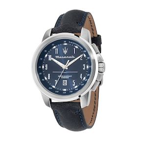 Maserati Successo Blue Chrono Watch 44mm