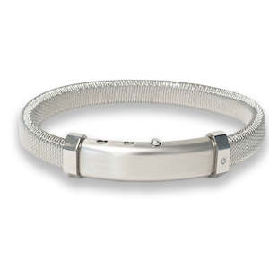 Borsari Gioielli Audace Acciaio St/Stl Diamond Bangle