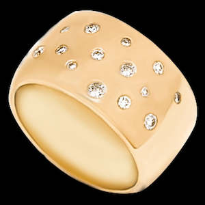 Watch: 9K Yellow Gold 0.30ct Diamond Band Ring